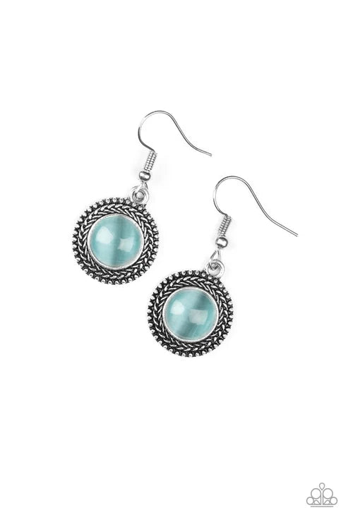 Paparazzi ♥ Time To GLOW Up! - Blue ♥ Earrings