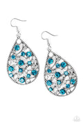 Paparazzi ♥ Certainly Courtier - Blue ♥ Earrings