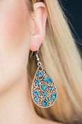 Paparazzi ♥ Certainly Courtier - Blue ♥ Earrings