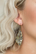Paparazzi ♥ Cave Cavalier - Brass ♥ Earrings