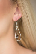 Paparazzi ♥ Over The Moon - Brown ♥ Earrings