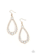 Paparazzi ♥ Token Twinkle - Gold ♥ Earrings