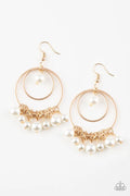Paparazzi ♥ New York Attraction - Gold ♥ Earrings