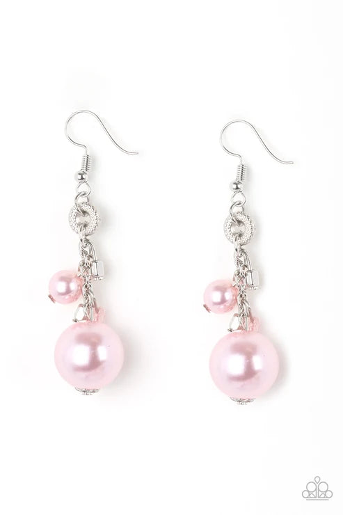Paparazzi ♥ Timelessly Traditional - Pink ♥ Earrings