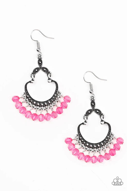 Paparazzi ♥ Babe Alert - Pink ♥ Earrings