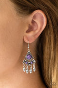 Paparazzi ♥ No Place Like HOMESTEAD - Purple ♥ Earrings