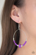 Paparazzi ♥ Retro Rural - Purple ♥ Earrings