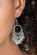 Paparazzi ♥ Paradise Palace - White ♥ Earrings