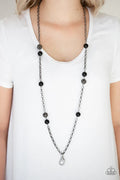 Paparazzi ♥ Fashion Fad- Black ♥ Lanyard