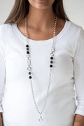 Paparazzi ♥ CACHE Me Out - Black ♥ Lanyard
