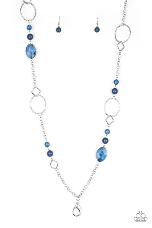 Paparazzi ♥ Very Visionary - Blue ♥ Lanyard