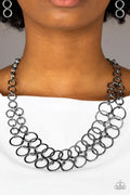 Paparazzi ♥ Metro Maven - Black ♥ Necklace