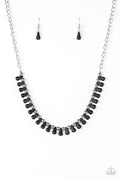 Paparazzi ♥ Extinct Species - Black ♥ Necklace