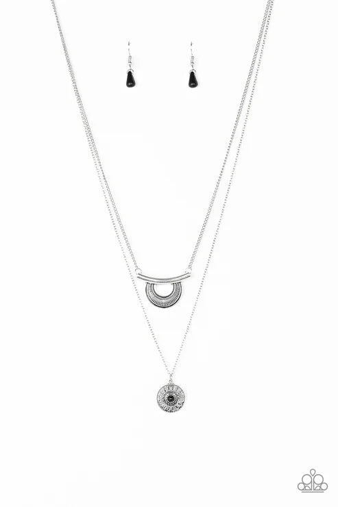 Paparazzi ♥ Gypsy Go-Getter - Black ♥ Necklace