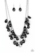 Paparazzi ♥ Life of the FIESTA - Black ♥ Necklace