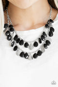 Paparazzi ♥ Life of the FIESTA - Black ♥ Necklace
