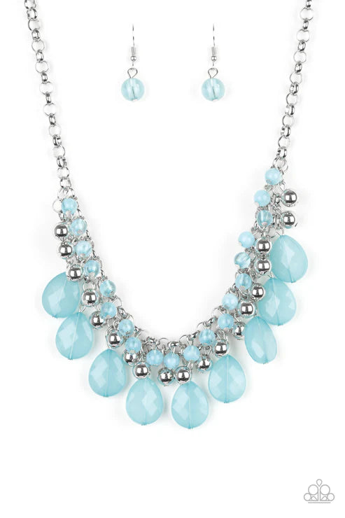Paparazzi ♥ Trending Tropicana - Blue ♥ Necklace