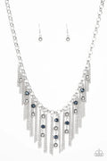 Paparazzi ♥ Ever Rebellious - Blue ♥ Necklace