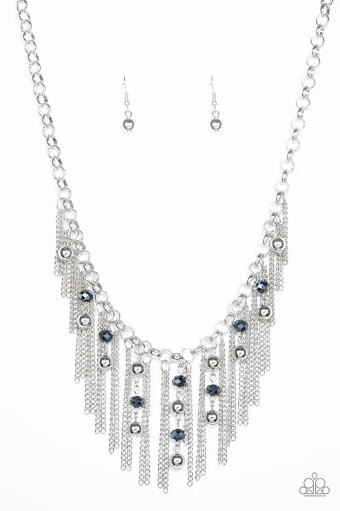 Paparazzi ♥ Ever Rebellious - Blue ♥ Necklace