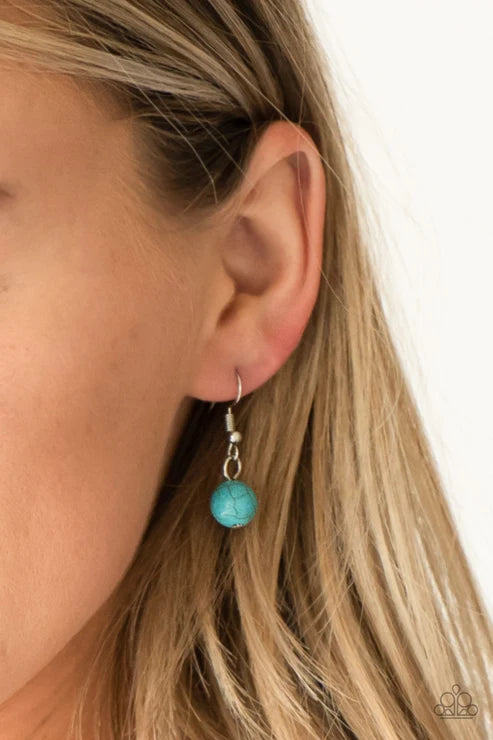 Paparazzi ♥ Full Frontier - Blue ♥ Necklace