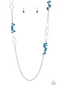 Paparazzi ♥ Flirty Foxtrot - Blue ♥ Necklace
