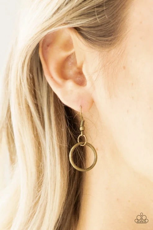 Paparazzi ♥ Warning Bells - Brass ♥ Necklace