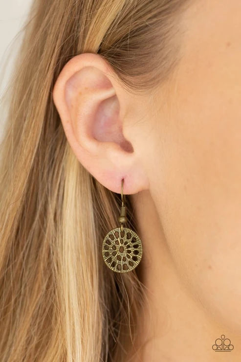 Paparazzi ♥ Your Own Free WHEEL - Brass ♥ Necklace
