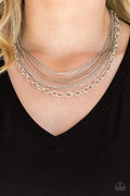 Paparazzi ♥ Intensely Industrial - Brown ♥ Necklace
