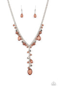 Paparazzi ♥ Crystal Couture - Brown ♥ Necklace