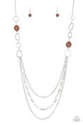 Paparazzi ♥ Margarita Masquerades - Brown ♥ Necklace