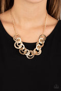Paparazzi ♥ Treasure Tease - Gold ♥ Necklace