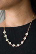 Paparazzi ♥ Starlit Socials - Gold ♥ Necklace