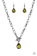Paparazzi ♥ So Sorority - Green ♥ Necklace