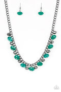 Paparazzi ♥ Runway Rebel - Green ♥ Necklace