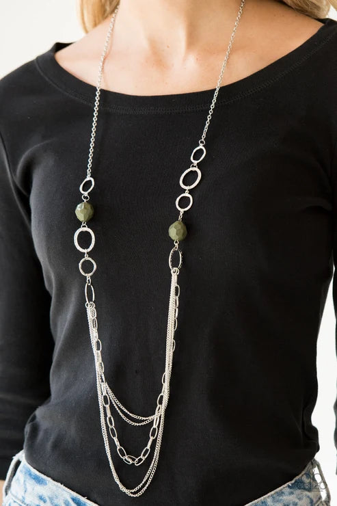 Paparazzi ♥ Margarita Masquerades - Green ♥ Necklace