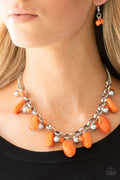 Paparazzi ♥ Grand Canyon Grotto - Orange ♥ Necklace