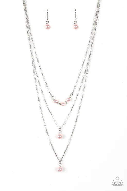Paparazzi ♥ High Heels and Hustle - Pink ♥ Necklace