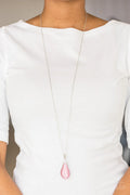 Paparazzi ♥ Friends In GLOW Places - Pink ♥ Necklace