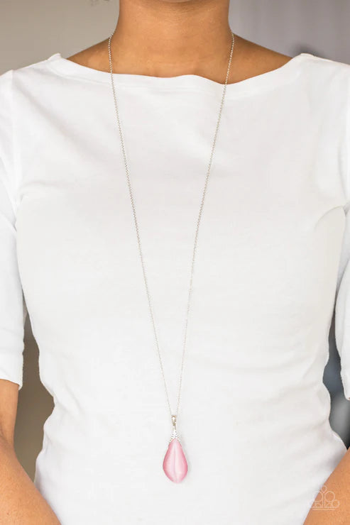 Paparazzi ♥ Friends In GLOW Places - Pink ♥ Necklace