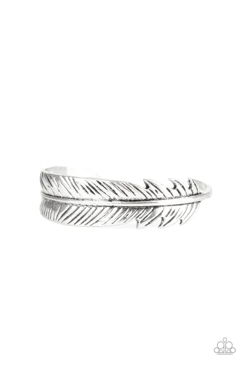 Paparazzi ♥ Tran-QUILL-ity - Silver ♥ Bracelet