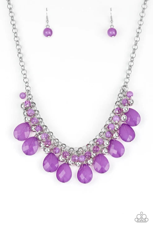 Paparazzi ♥ Trending Tropicana - Purple ♥ Necklace