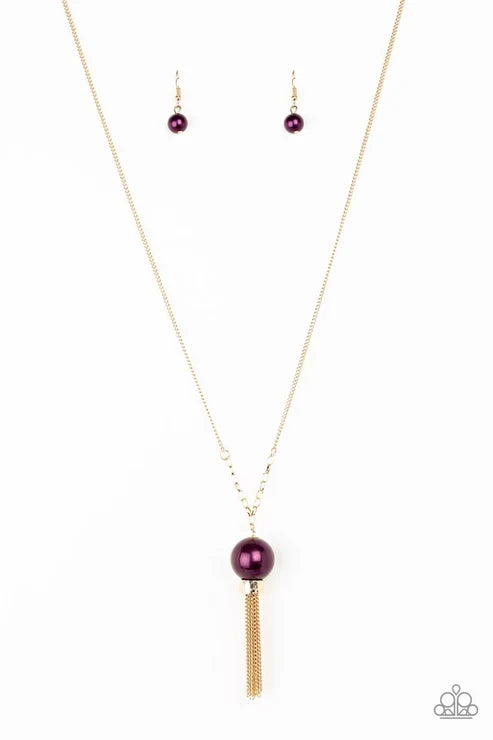 Paparazzi ♥ Belle Of The BALLROOM - Purple ♥ Necklace