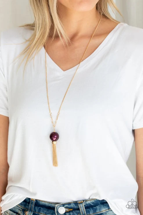Paparazzi ♥ Belle Of The BALLROOM - Purple ♥ Necklace