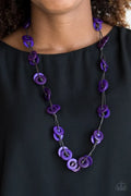 Paparazzi ♥ Waikiki Winds - Purple ♥ Necklace