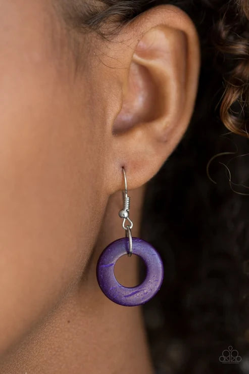 Paparazzi ♥ Waikiki Winds - Purple ♥ Necklace