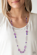 Paparazzi ♥ Quite Quintessence - Purple ♥ Necklace