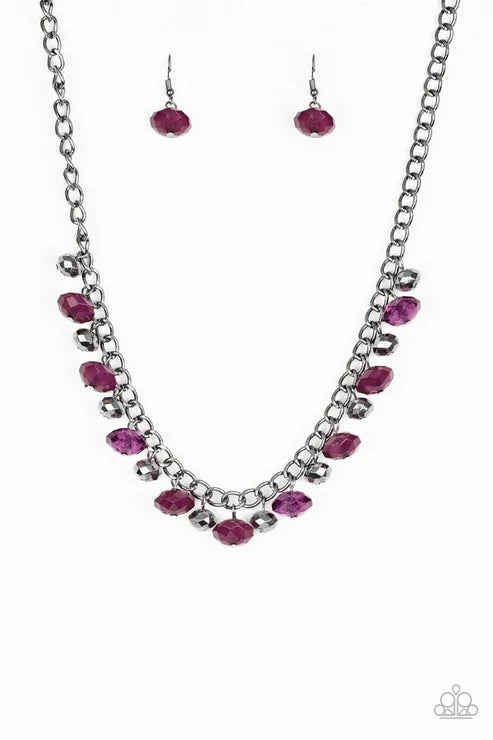 Paparazzi ♥ Runway Rebel - Purple ♥ Necklace