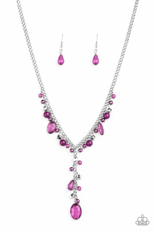 Paparazzi ♥ Crystal Couture - Purple ♥ Necklace
