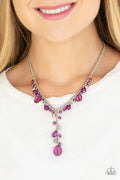 Paparazzi ♥ Crystal Couture - Purple ♥ Necklace