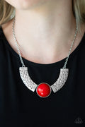 Paparazzi ♥ Egyptian Spell - Red ♥ Necklace